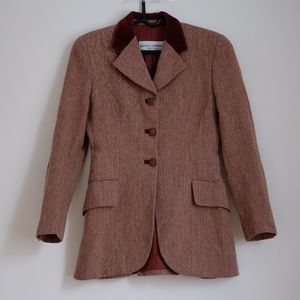 DOLCE GABBANA AUTHENTIC VELVET WOOL ITALIANJACKET